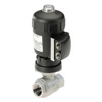 Type 2652 2/2-Way Ball Valve with Pneumatic Rotary Actuator